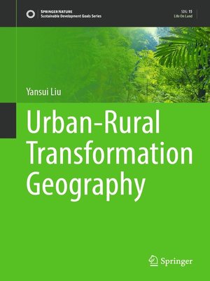 cover image of Urban-Rural Transformation Geography